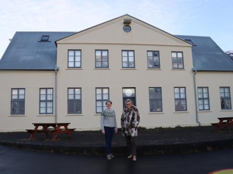 Mayor visits Klébergsskóli