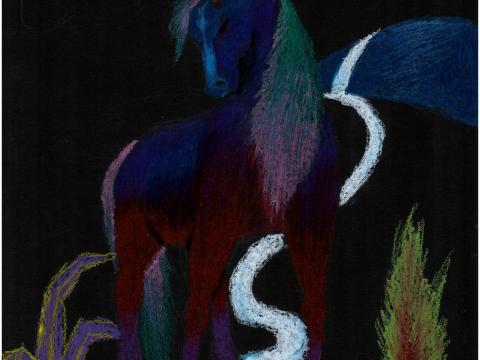 artwork by Jasmine Zmudzinska, 10th grade, Klébergsskóli