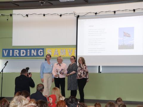 President Halla Tómasdóttir visits Klébergsskóli