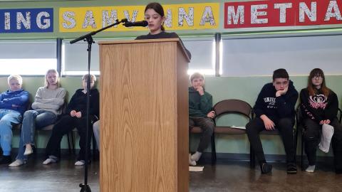 Úrslit Klébergsskóla fyrir undankeppni stóru upplestrarkeppninnar