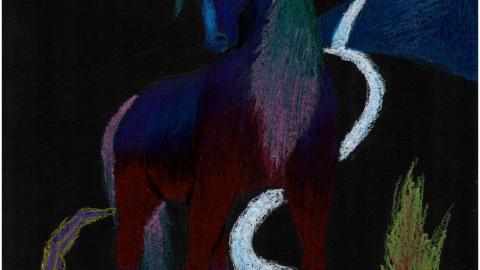 artwork by Jasmine Zmudzinska, 10th grade, Klébergsskóli